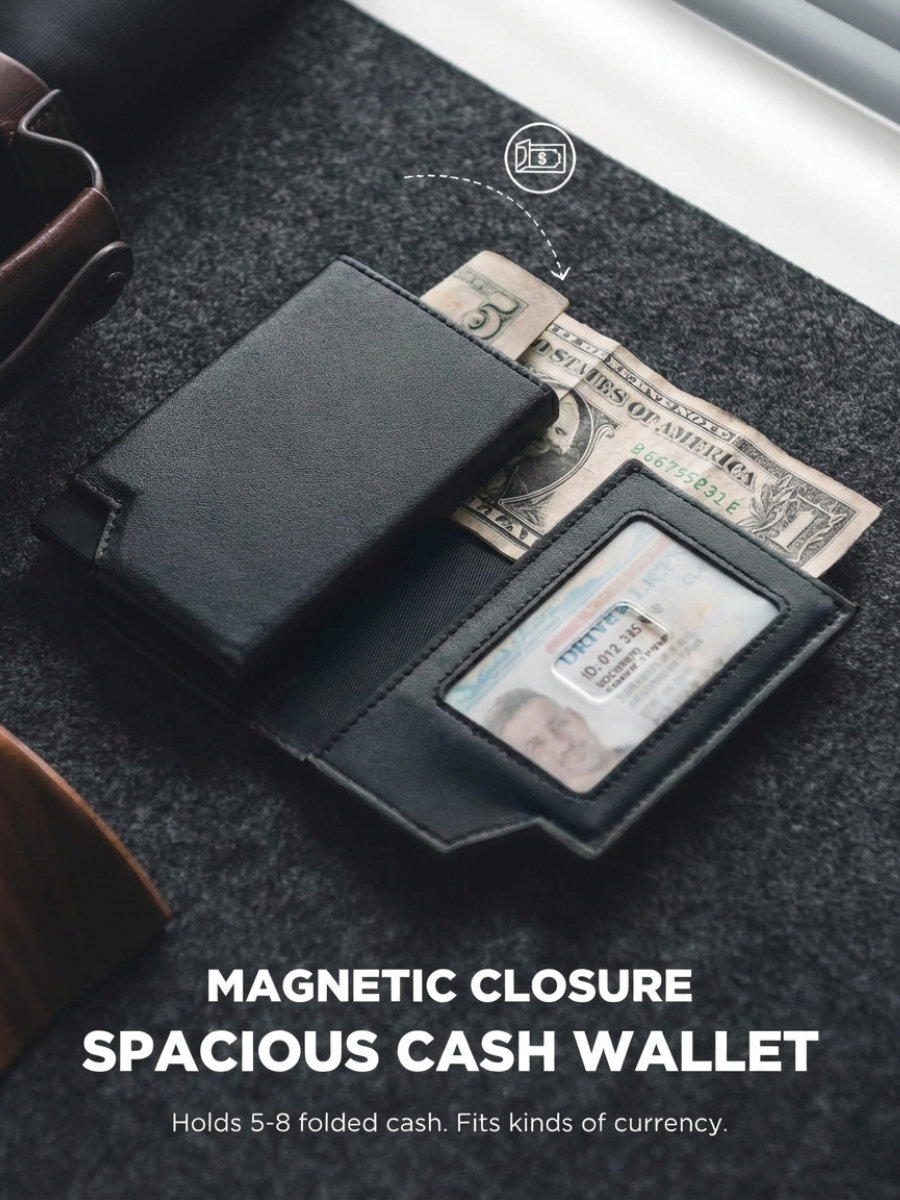 LEATHER SMART WALLET PRO - CLASSIC BLACK