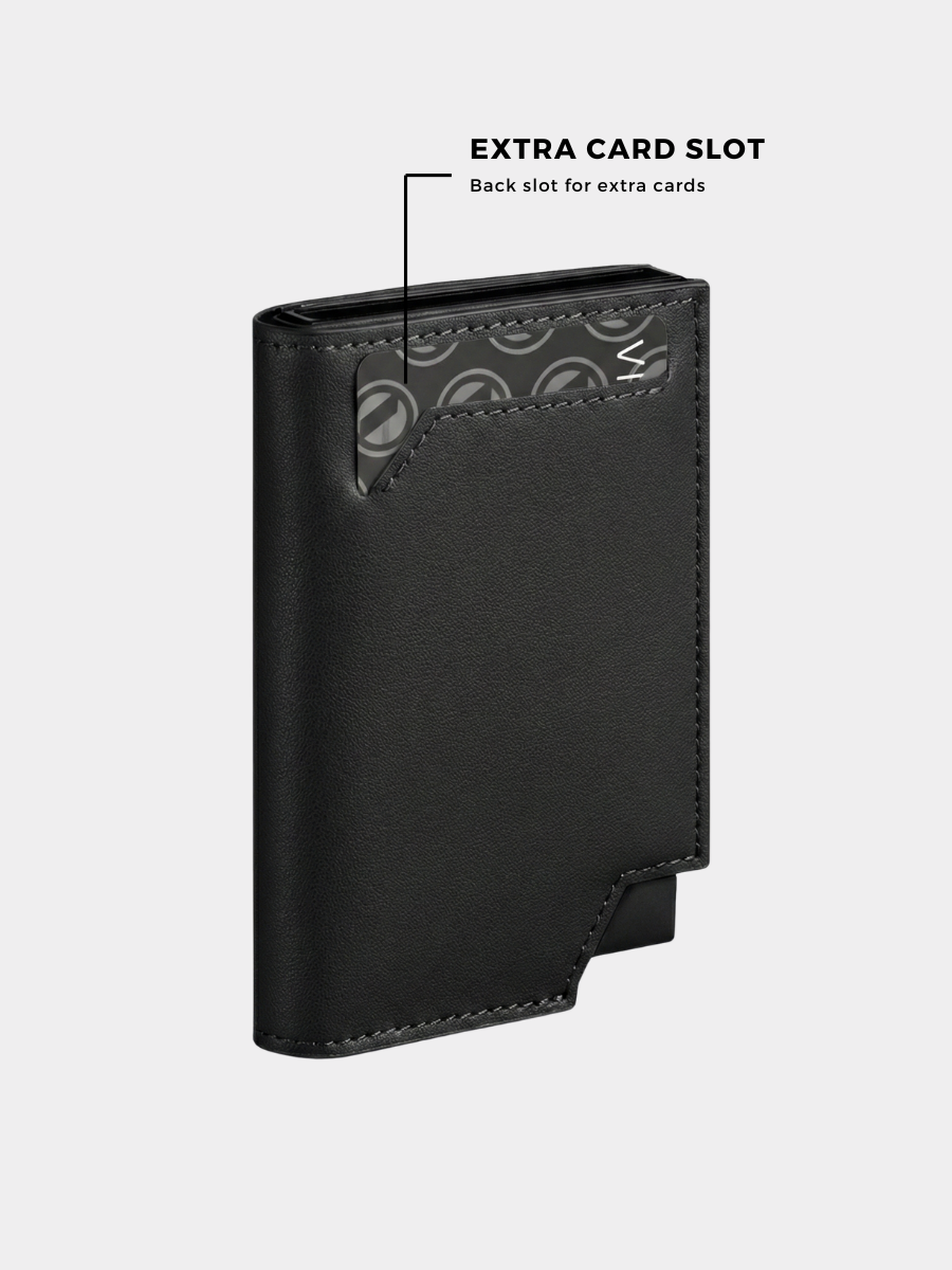 LEATHER SMART WALLET PRO - CLASSIC BLACK