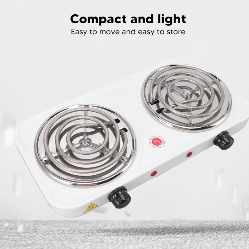 Double Electric Stove – 2000 Watt