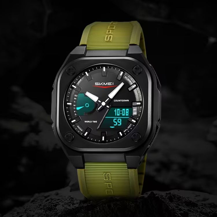 SKMEI Original Men's World Timer Sports Watch