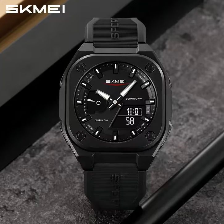 SKMEI Original Men's World Timer Sports Watch