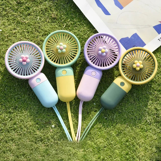 Portable Mini Small Hand Held Fan (Random Design)