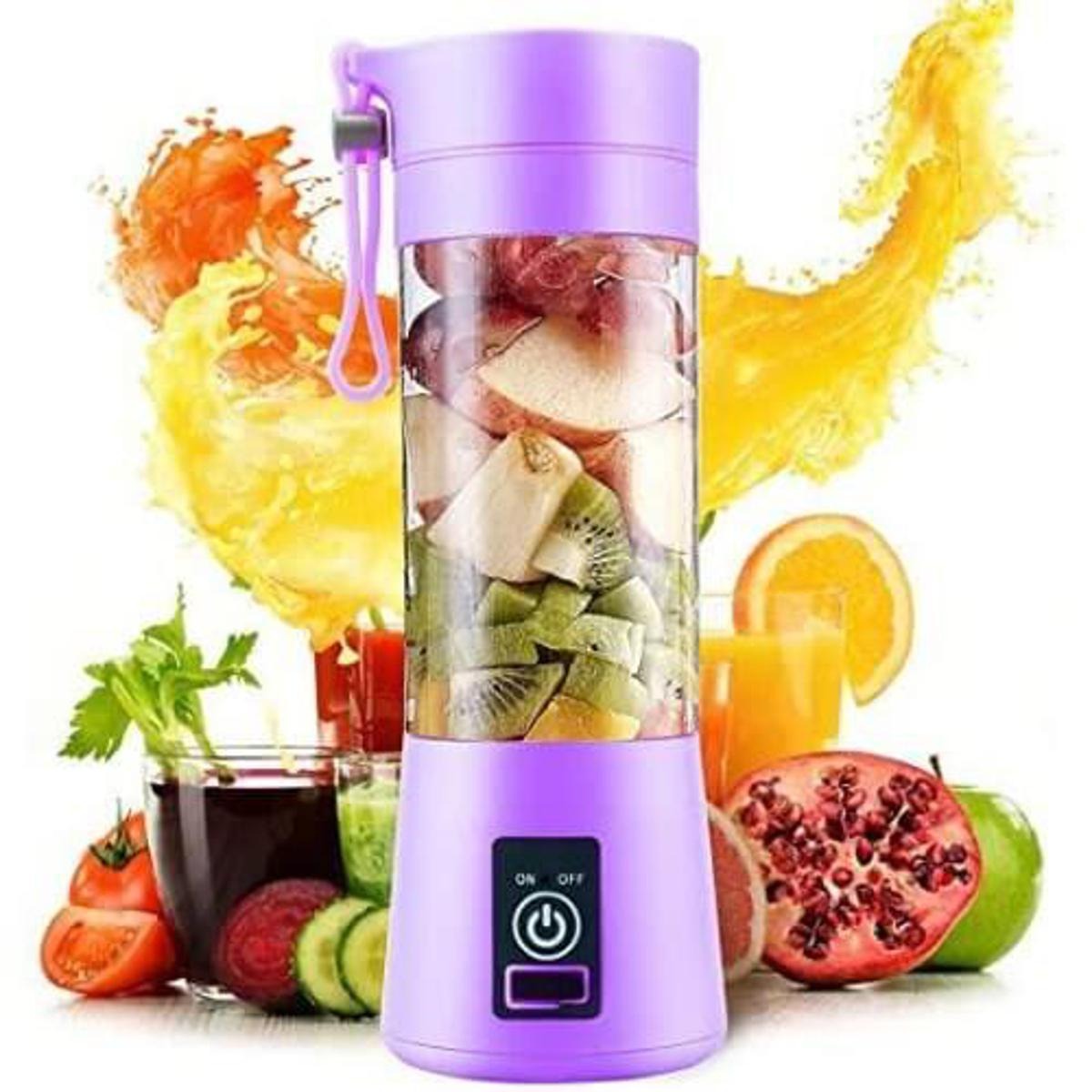 Rechargeable Portable Juicer Blender – USB Rechargeable Mini Smoothie & Fruit Juice Maker