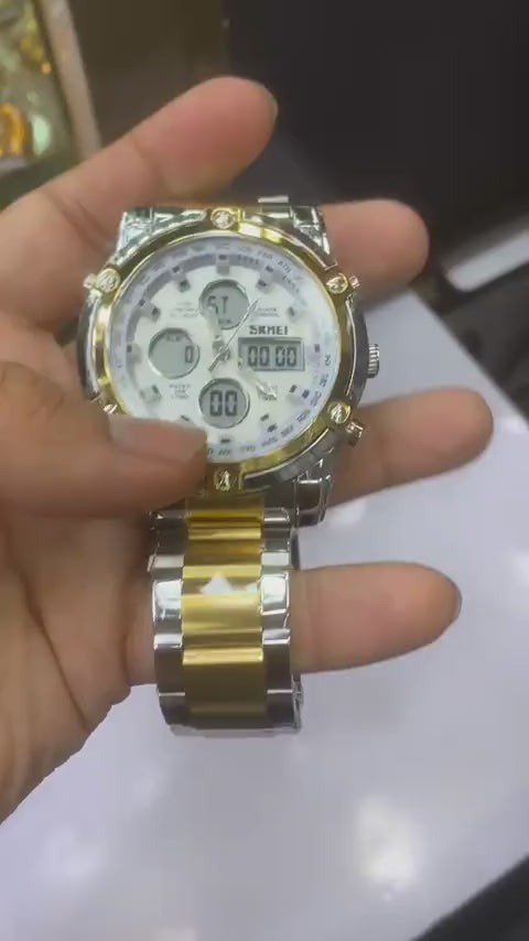 SKMEI 1389 Men’s Digital Analog Business Watch